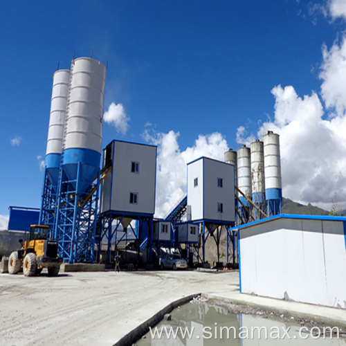 Export to Uganda HZS25 Concrete Batching Plant